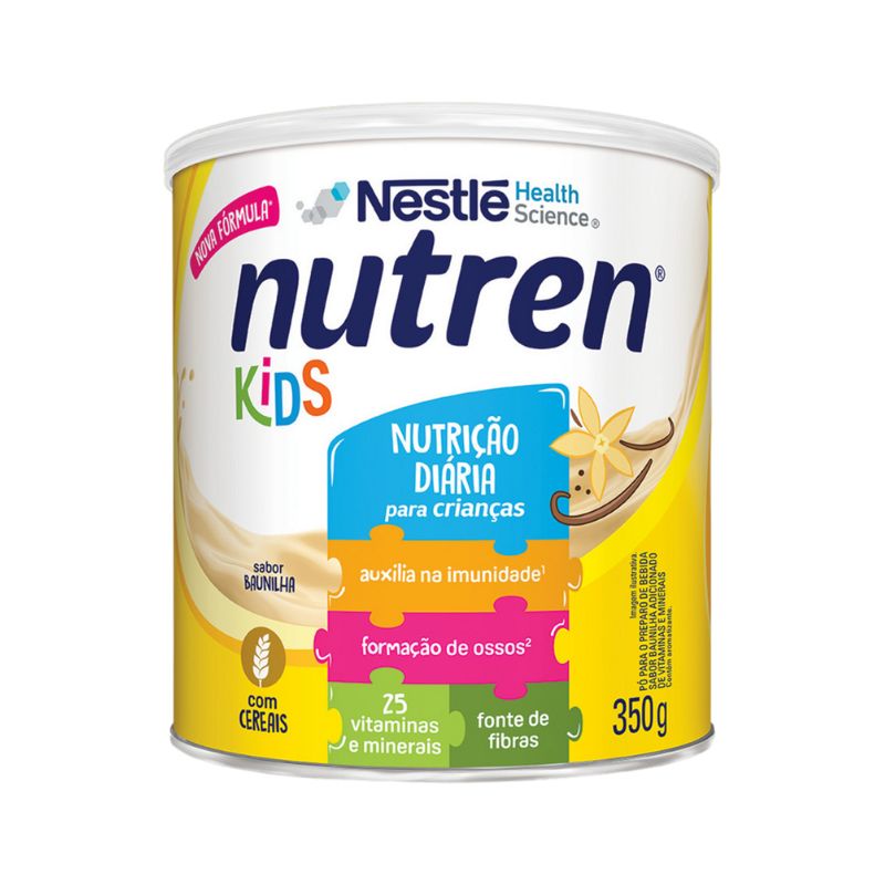 Pó para Preparo de Bebida Baunilha Nestlé Nutren Kids Lata 350g