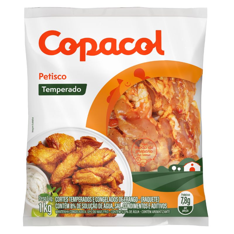 Petisco Copacol de Frango Temporada Congelado