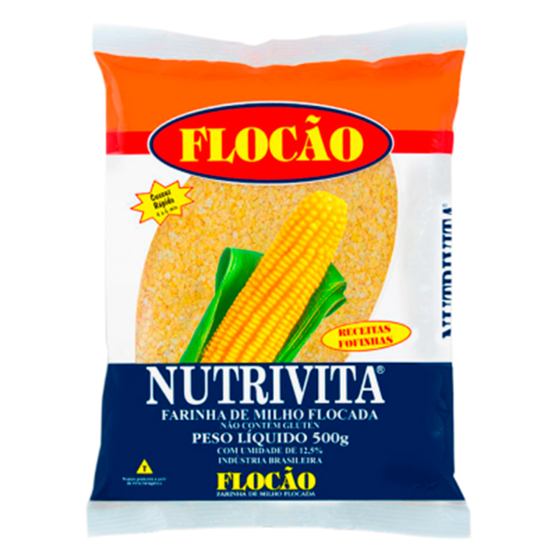 Farinha de milho nutrivita Flocão