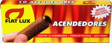 Acendedor Bastão Fiat Lux Caixa 10 Unidades