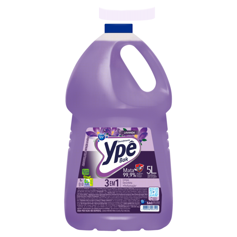 Desinfetante Ypê Bak Lavanda 5L