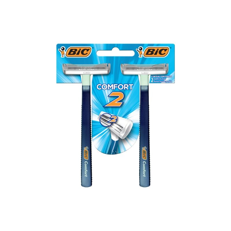 Aparelho de Barbear BIC Comfort Twin Pele Normal 2 unidades