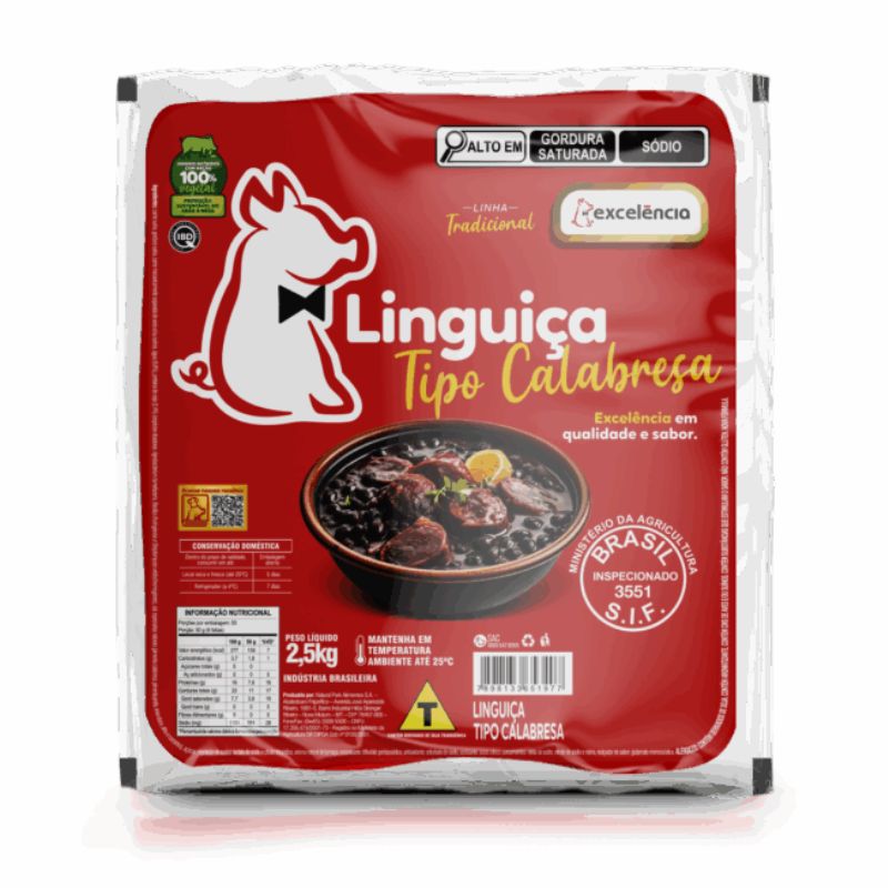 Linguiça Excelência Calabresa Kg
