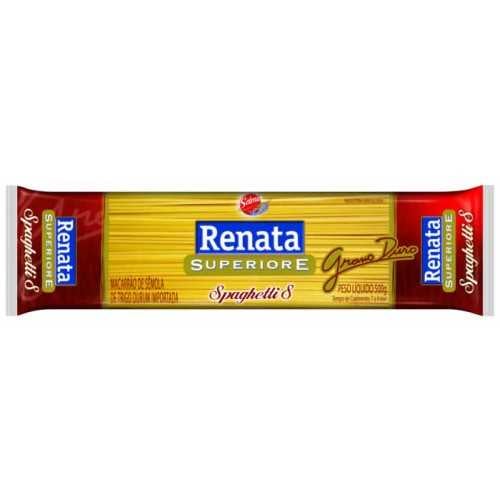 Macarrão de Sêmola de Trigo Grano Duro Linguine Renata Superiore Pacote 500g