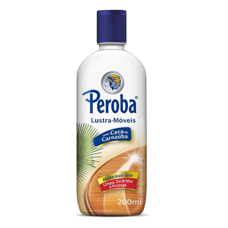 Lustra Móveis KING Peroba Com Cera de Carnaúba 200ml
