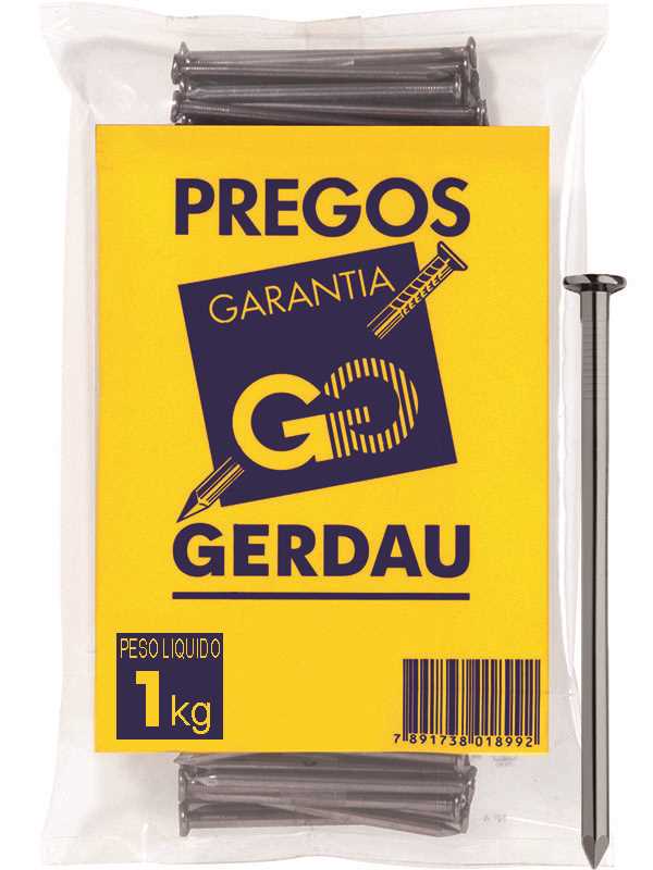 PREGO GERDAU 25X72