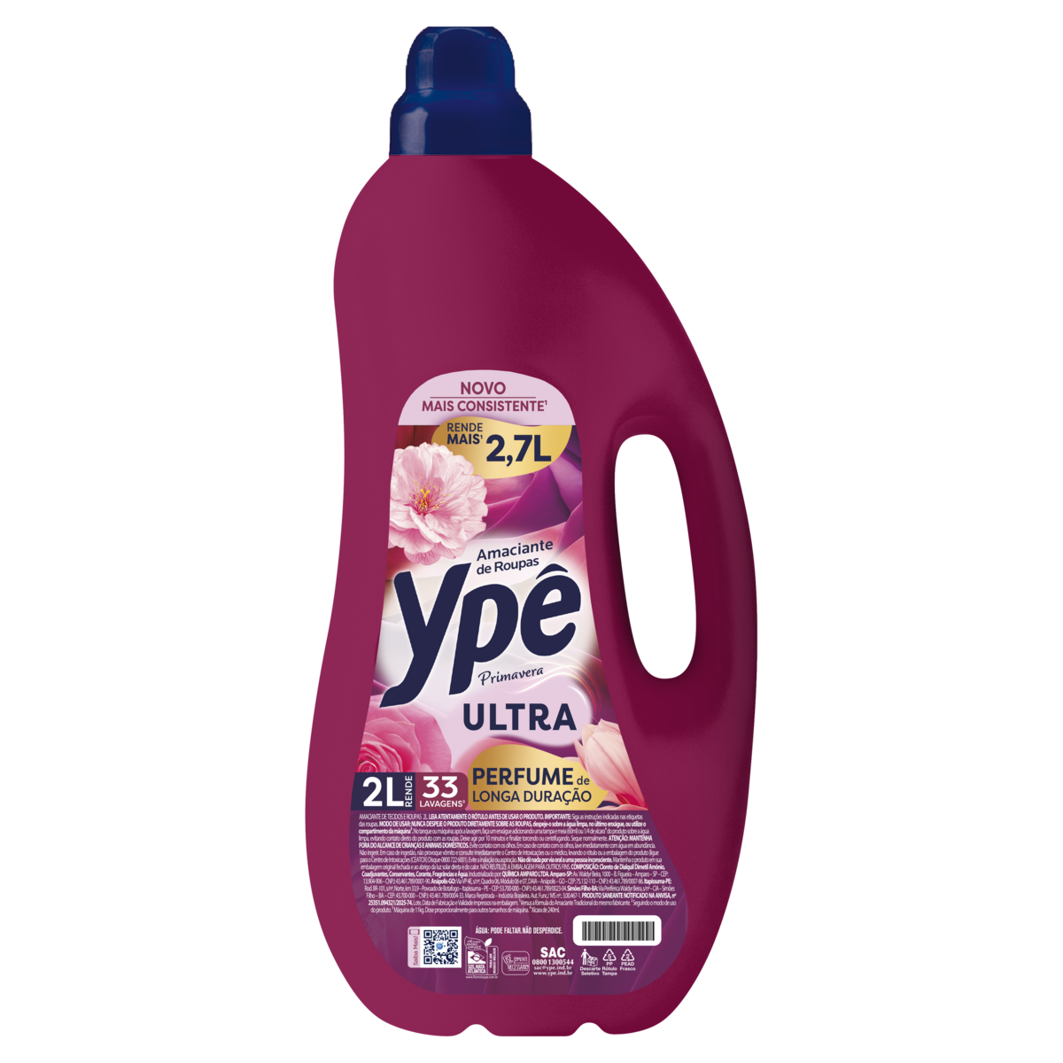 Amaciante Ypê Tradicional Primavera Ultra 2l
