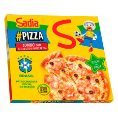 Pizza Lombo com requeijão e Mussarela 460g
