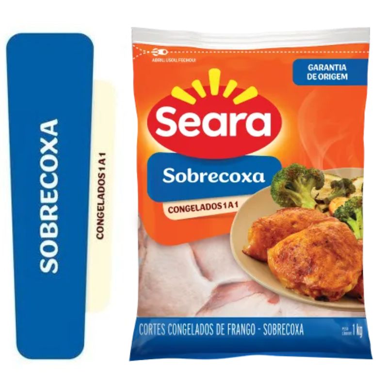 Sobrecoxas de Frango Seara Pacote 1KG