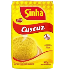 Farinha de Milho Cuscuz Sinhá Pré Cozido 500g