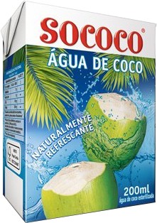Água de Coco Integral Sococo 200ml