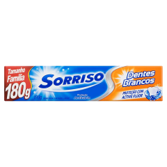 Creme Dental Whitening Sorriso Dentes Brancos Caixa 180g Tamanho Família