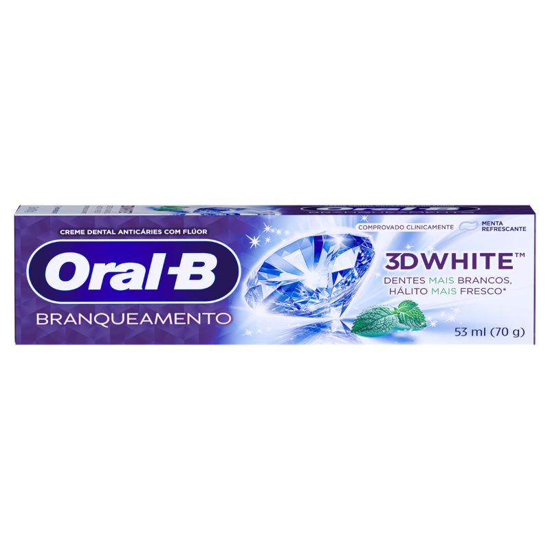 CR DT ORAL-B BRANQ 3D WHITE MENTA REFRES