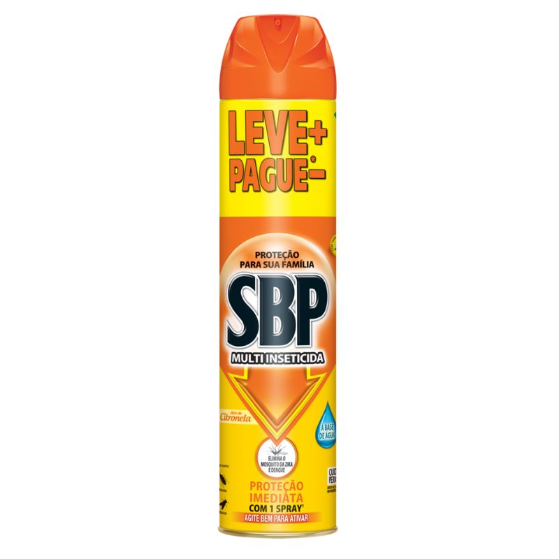Multi-Inseticida Aerossol Óleo de Citronela SBP Frasco 450ml