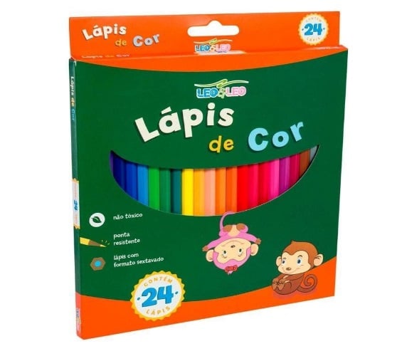 LAPIS COR LEO&LEO 24 CORES FLEX SEXTAVAD
