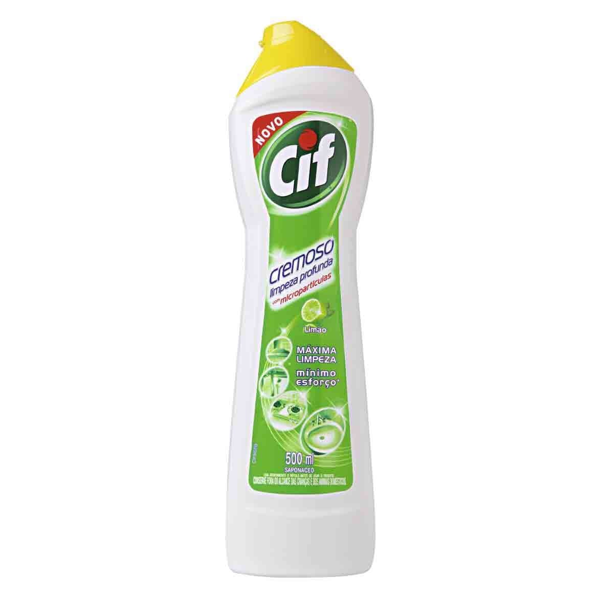 Saponáceo Cremoso Multiuso Limão Cif Squeeze 450ml