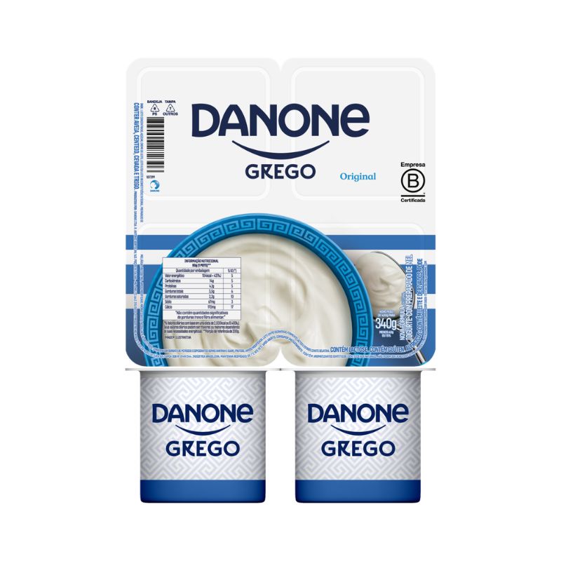 Iogurte Danone Grego Original 340g