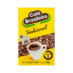 Café Brasileiro Vácuo Tradicional - 1x1 250g