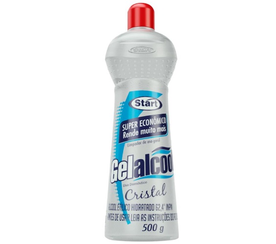 Alcool Gel Gelalcool Cristal 500g