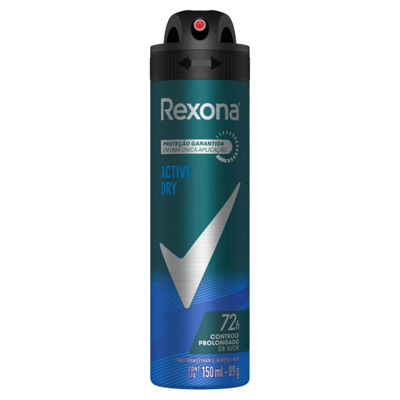 Antitranspirante Aerossol Rexona Men Active Dry 150ml