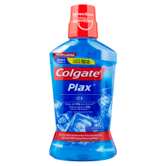 Enxaguante Bucal Zero Álcool Ice Colgate Plax Frasco Leve 500ml Pague 350ml