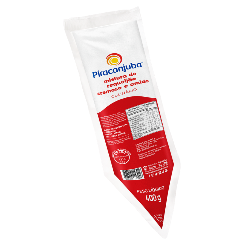 Requeijão Piracanjuba Sachê 400g