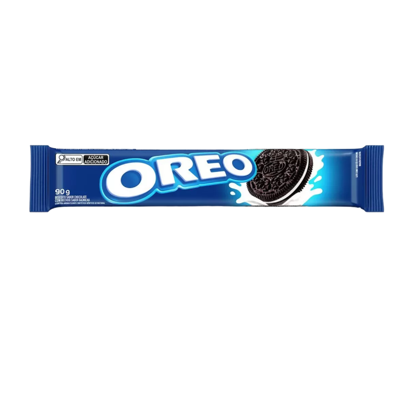 Biscoito Chocolate Recheio Baunilha Oreo Pacote 90g