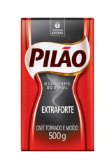 Café Torrado e Moído a Vácuo Extraforte Pilão 500g
