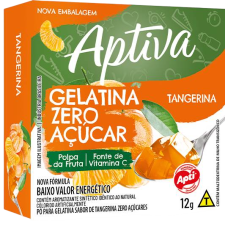 Gelatina APTI Zero Sabor Tangerina 12g
