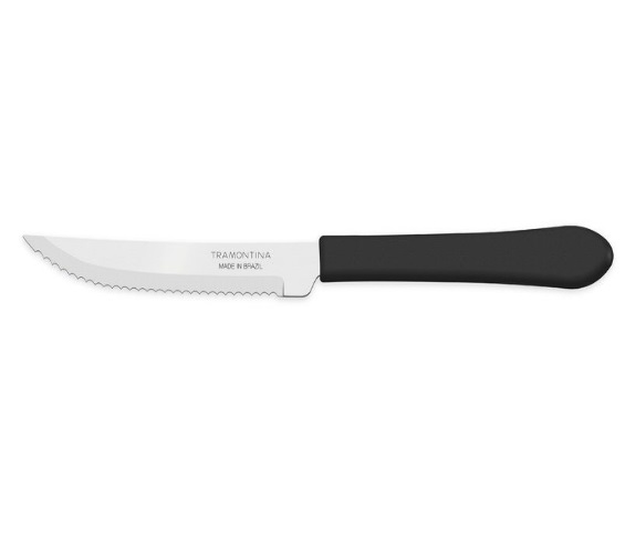 Faca Tramontina Chu Inox 4 Leme Preto