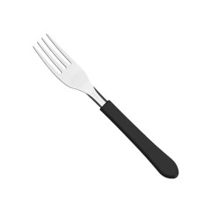 Garfo Tramontina Mesa Inox Leme Preto