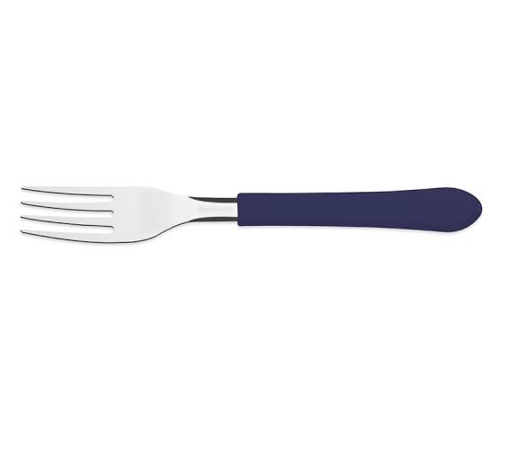 Garfo Tramontina Mesa Inox Leme Azul