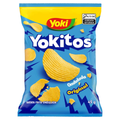 Batata Frita Ondulada com Sal Yoki Yokitos Pacote 45g