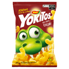 Salgadinho de Milho Lua Queijo Yoki Yokitos Pacote 135g