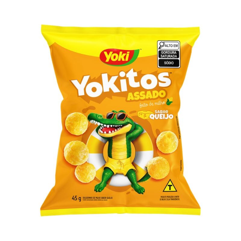 Salgadinho Yoki Yokitos Bolinha de Queijo 45GR