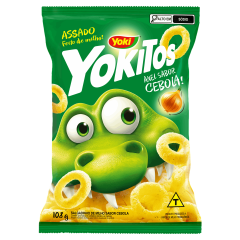 Salgadinho de Milho Anel Cebola Yoki Yokitos Pacote 108g