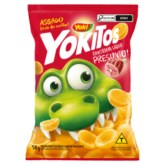 Salgadinho de Milho Conchinha Presunto Yoki Yokitos Pacote 54g