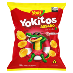Salgadinho de Milho Conchinha Presunto Yoki Yokitos Pacote 153g