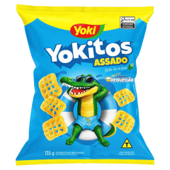 Salgadinho de Milho Redinha Queijo Yoki Yokitos Pacote 135g