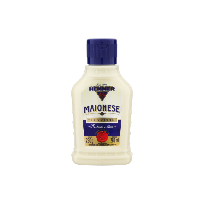 Maionese Tradicional Hemmer Squeeze 290g