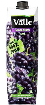 Suco Uva Del Valle 100% Caixa 1L