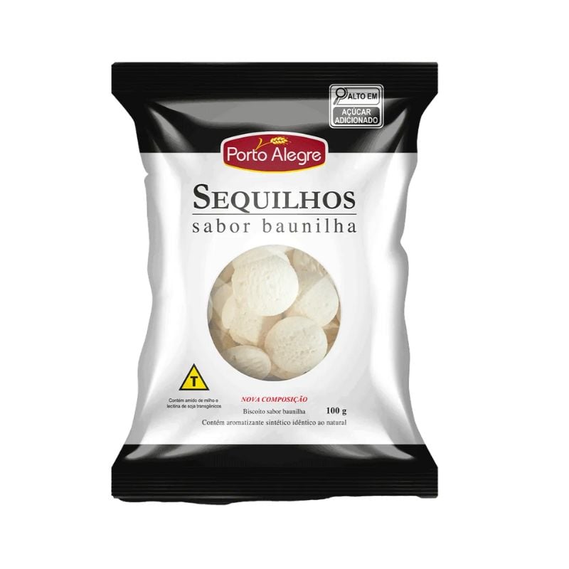 Biscoito Sequilhos Porto Alegre Sabor Baunilha 100g