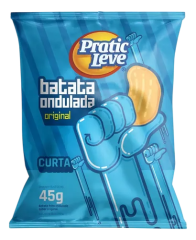 Batata Pratic Leve Ondulada Natural 45g