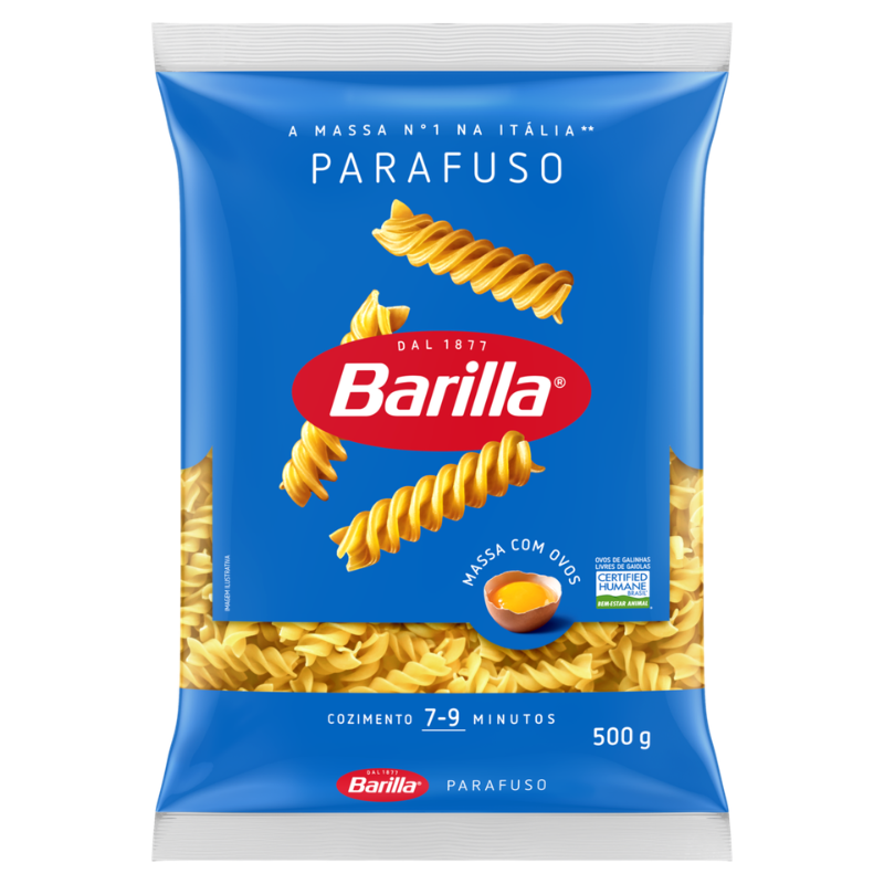 Macarrão Barrilla Com Ovos Parafuso 500g