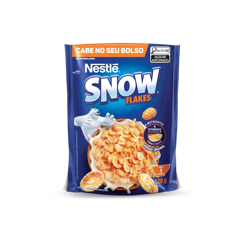 Cereal Matinal Nestlé Snow Flakes Pacote 120g