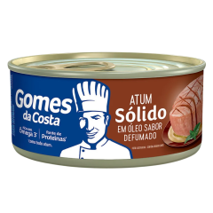 Atum Sólido em Óleo Defumado Gomes da Costa Lata 120g