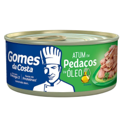 Atum em Pedaços em Óleo Gomes da Costa Lata 170g