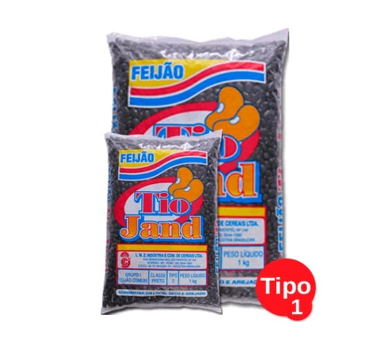 Feijão Preto Tio Jand 1kg