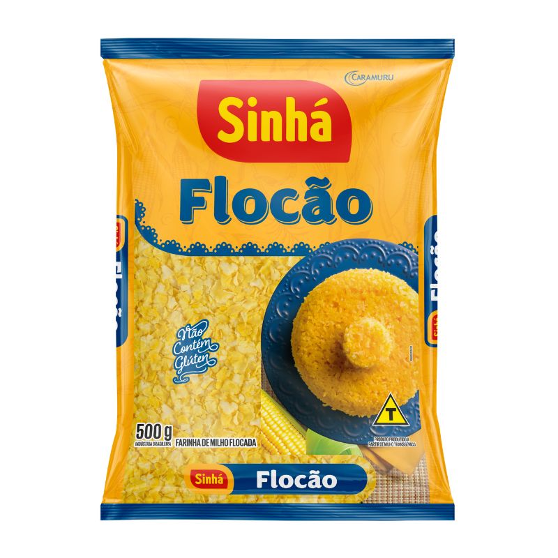 Farinha de Milho Flocão Sinhá Pacote 500g