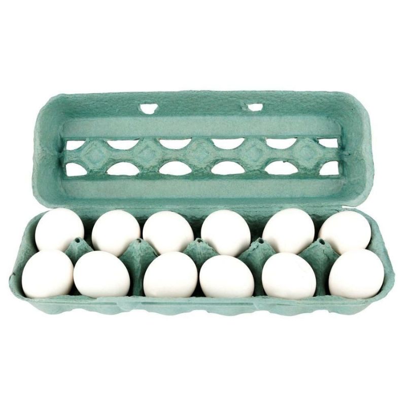 Ovo branco bandeja com 12 unidades